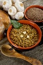 Lentils soup Royalty Free Stock Photo