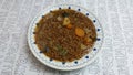 Lentils with vegetables