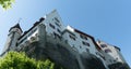 Lenzburg, AG / Switzerland - 2 June 2019: detail view of the historic castle in Lenzburg in the Swiss canton of Aargau Royalty Free Stock Photo