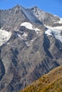 Lenzspitze and Nadelhorn Royalty Free Stock Photo