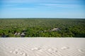 LenÃÂ§ois Maranhenses, Barreirinhas, MaranhÃÂ£o, Brazil - dunes, mangrove, forest and blue sky