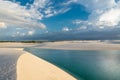 LenÃÂ§ÃÂ³is Maranhenses National Park in Brazil Royalty Free Stock Photo