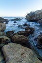 Leo Carrillo beach afternoon oceanscape. Royalty Free Stock Photo