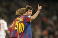 Leo Messi of FC Barcelona