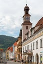 The old town hall in Leoben, Styria, Austria