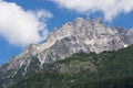 Leogang Mountains Leoganger Steinberge with highest Birnhorn, Alps, Austria Royalty Free Stock Photo