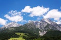 Leogang Mountains Leoganger Steinberge with highest Birnhorn, Alps, Austria Royalty Free Stock Photo
