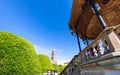 Leon, Central city plaza - the Martyrs Plaza of January 2 Plaza de los Martires del 2 de enero , one of the main city Royalty Free Stock Photo