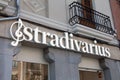 Stradivarius logo on Stradivarius store