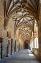 Leon, Spain. July 17th, 2014. Cloister, ceiling and details of the Romanesque Basilica of San Isidoro