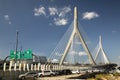 Leonard P. Zakim Bunker Hill Bridge in Boston Massachusetts USA