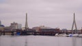 Leonard P. Zakim Bunker Hill Bridge in Boston - travel photography