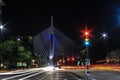 Leonard P Zakim Bunker Hill Memorial Bridge in Boston Royalty Free Stock Photo