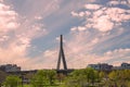 Leonard P. Zakim Bunker Hill Memorial Bridge Connects Boston's North End to Charlestown