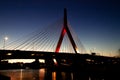 Leonard P. Zakim Bunker Hill Memorial Bridge Royalty Free Stock Photo