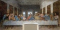 Leonardo da Vinci, The Last Supper Royalty Free Stock Photo