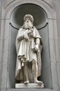 Leonardo da Vinci statue in Italy Royalty Free Stock Photo