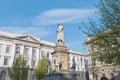 Leonardo da Vinci statue at Milan, Italy Royalty Free Stock Photo