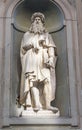 Leonardo Da Vinci Statue Uffizi Gallery Florence Tuscany Italy Royalty Free Stock Photo