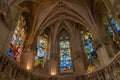 Interior Chapel of Saint Hubert, castle of Amboise, France, burial site Leonardo da Vinci