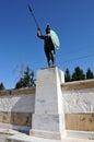 Leonidas statue in Thermopylae, Greece