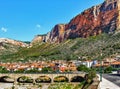 The Leonidio town in Peloponnese Royalty Free Stock Photo