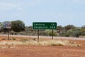 Leonora & Kalgoorlie Highway Sign