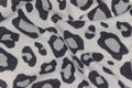 Leopard, black and white fabric texture background, tiger color