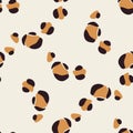 Leopard groovie pattern Royalty Free Stock Photo