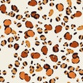 Leopard groovie pattern Royalty Free Stock Photo