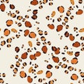 Leopard groovie pattern Royalty Free Stock Photo