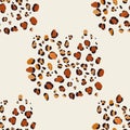 Leopard groovie pattern Royalty Free Stock Photo