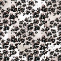 Leopard pattern design. animal print seamless texture. wild cat