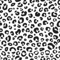 Leopard pattern seamless texture. Cheetah wild life background. Safari animal skin. Vector scrapbooking paper