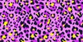 Leopard pattern texture repeating seamless color. Royalty Free Stock Photo