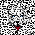 Leopard pattern vector Royalty Free Stock Photo