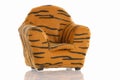 Leopard print chair Royalty Free Stock Photo