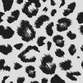 Leopard print pattern. Repeating seamless vector animal background Royalty Free Stock Photo