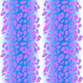 Leopard print pattern. Repeating seamless vector Royalty Free Stock Photo