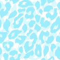 Leopard print pattern. Repeating seamless vector animal background Royalty Free Stock Photo