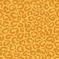 Leopard print repeat pattern design with bright background. Great for home decor, wrapping, fashion, scrapbooking Royalty Free Stock Photo