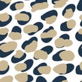 Leopard seamless pattern set. Animal skint print. Vector cool jaguar abstract design fabric