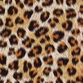 Leopard skin print. Vector seamless pattern Royalty Free Stock Photo