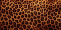 Leopard Skin Print. Wild Animal Fur Pattern Abstract Background. AI generated. Royalty Free Stock Photo