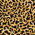 Leopard skin Seamless Pattern background. Royalty Free Stock Photo
