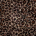 Leopard skin texture seamless pattern colored Royalty Free Stock Photo