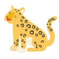 Leopard. Vector illustration