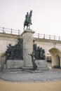 Leopold II statue in Ostend, Belgium Royalty Free Stock Photo