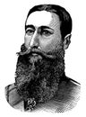 Leopold II, vintage illustration