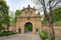 Leopold\'s Gate in spring day. Vysehrad. Prague